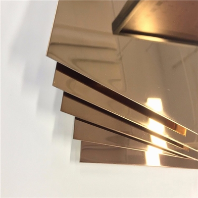 AISI ASTM Decorative 430 Colorful Stainless Steel Sheet 3.0MM  Mirror Plate