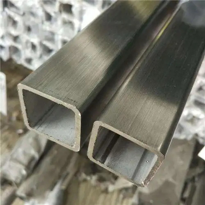 HL Mirror Stainless Steel Square Pipe JIS 201 310 316L SHS Tube 20mm