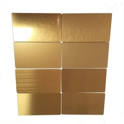 304 8K Finish Rose Gold Color Stainless Steel Sheet Decoration