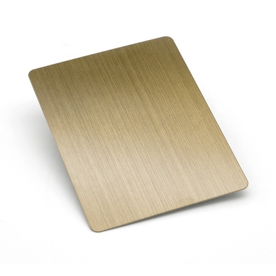 Pvd Gold Color Stainless Steel Sheet 201 202 304L 316L 904L 310S 304 8k Mirror Finish