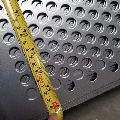 AISI 201 Stainless Steel Sheet 0.3mm 3mm Round Hole Screen Metal Punching Mesh